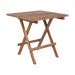 Jennifer inklapbare houten tuintafel - 50 x 50 cm