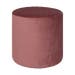 Jip velvet poef roze - Ø 34 cm
