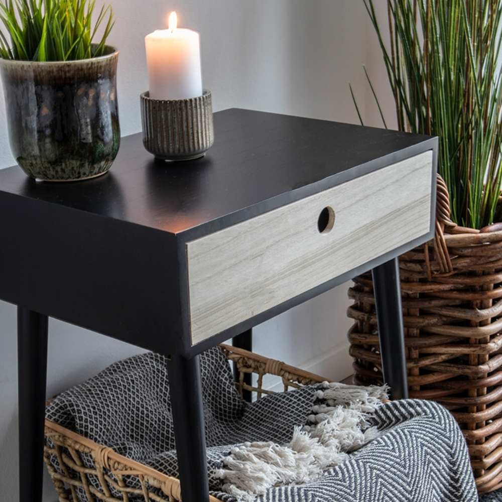 Sander plaid zwart - 160 x 130 cm - deken