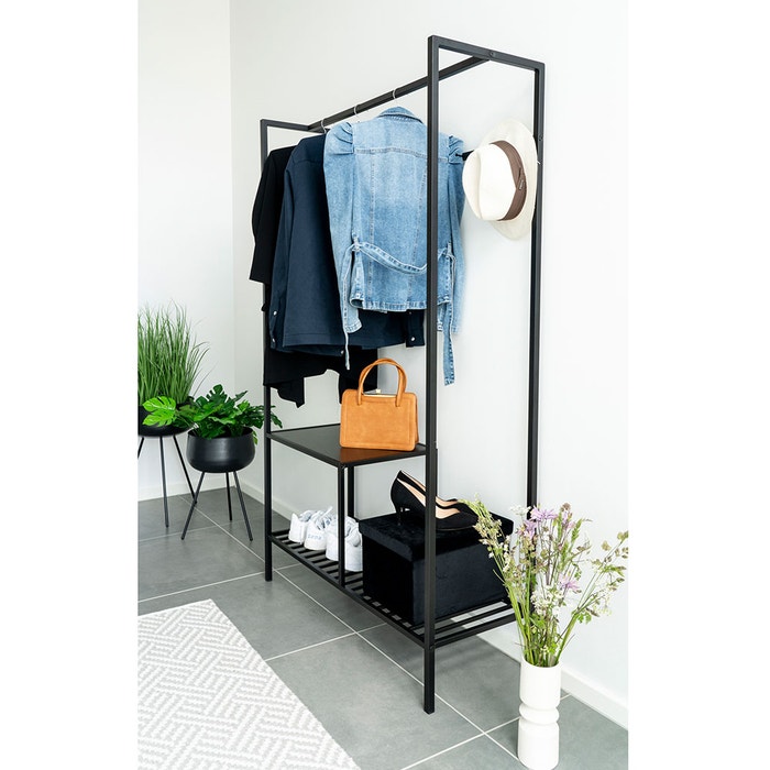 Kledingrek 80 Afmeting 80 x 43 x 90-160 cm. aanbieding bij Dirk Kledingrek 80 Afmeting 80 x 43 x 90-160 cm. aanbieding bij Dirk