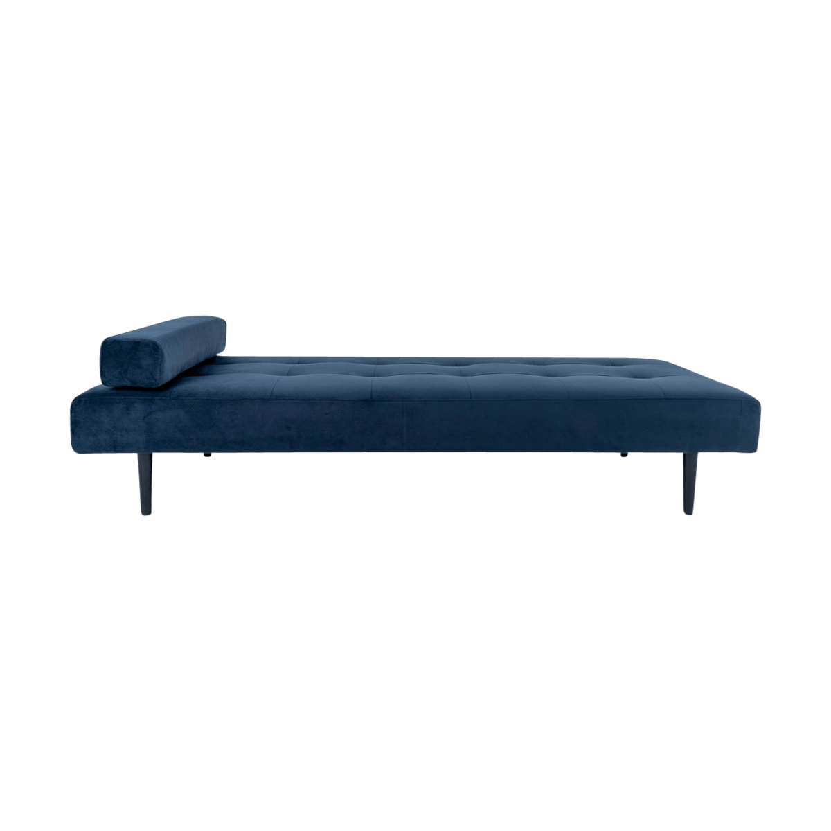 Liselot velvet daybed donkerblauw - 200 x 80 cm
