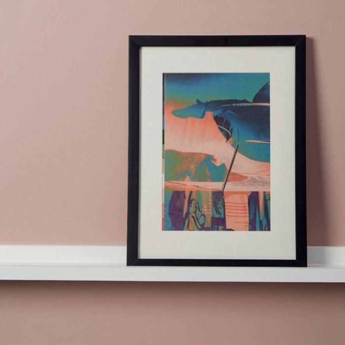 Liv houten wandplank wit - 50 x 10 cm - fotoplank