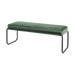 Stijn velvet bankje groen - 110 x 37 cm