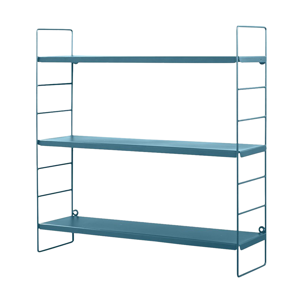 Mirte metalen wandrek blauw - 58 x 58 cm