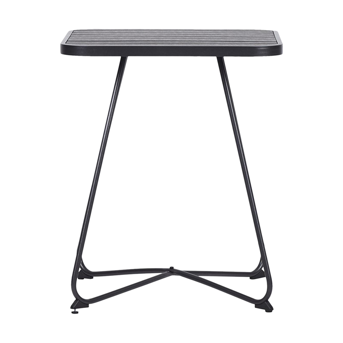 Meike bistro tafel zwart - 58 x 58 cm