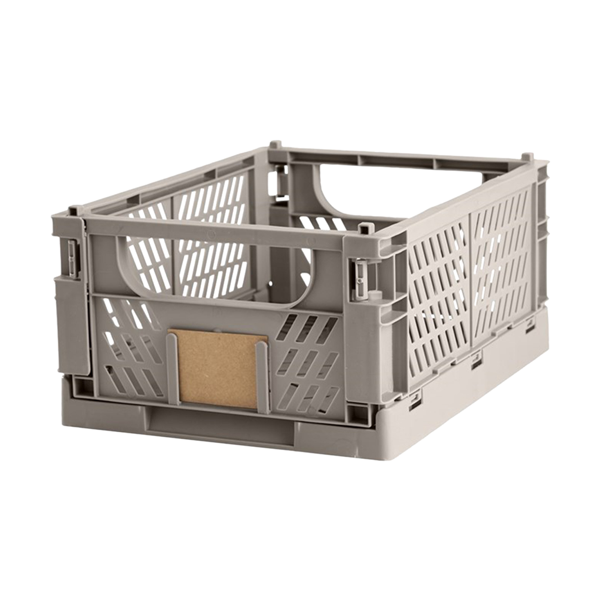 Luuk opvouwbaar krat beige - 33 x 24,5 cm