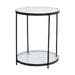 Mex glazen bijzettafel - Ø 40 cm