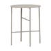 Mila metalen tuin bijzettafel grijs - Ø 40 cm
