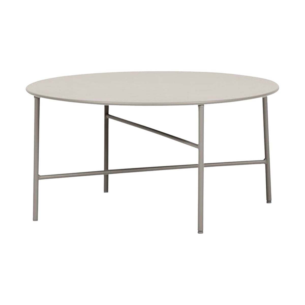Mila metalen tuin salontafel grijs - Ø 70 cm