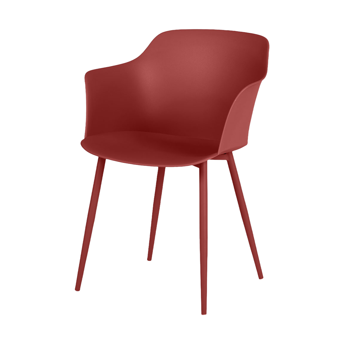 Dian kunststof tuinstoel rood
