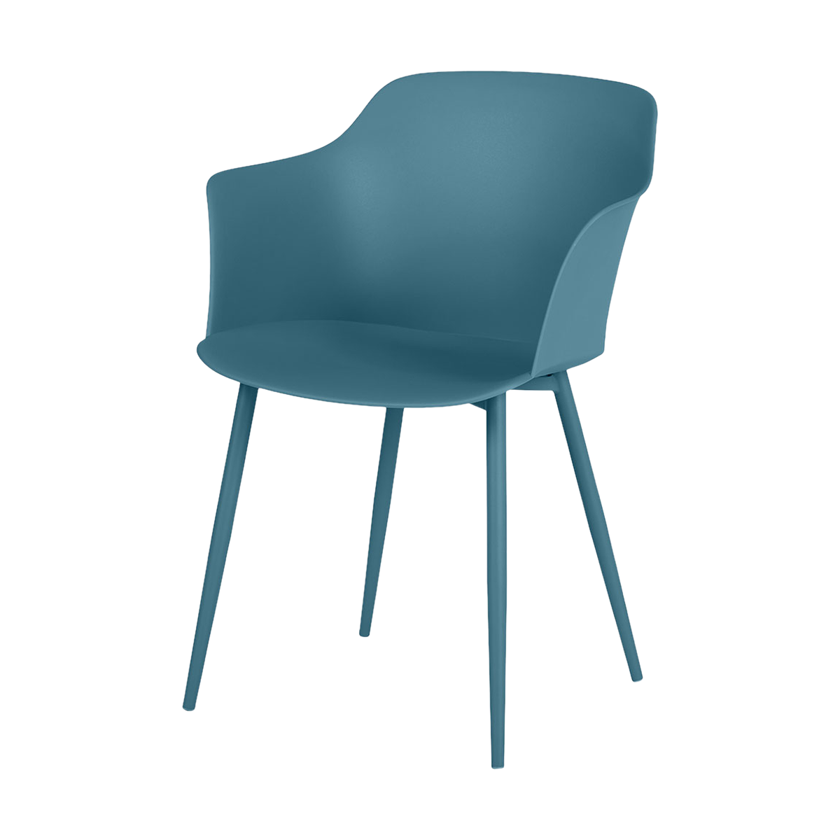 Dian kunststof tuinstoel - Turquoise blauw