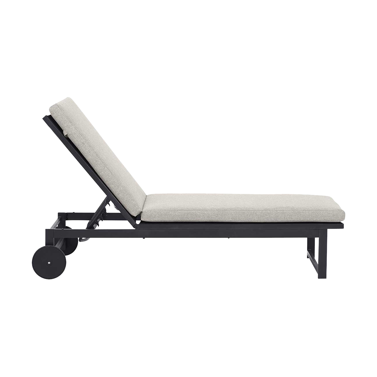 Tygo tuin lounge bed zand - met zitkussens