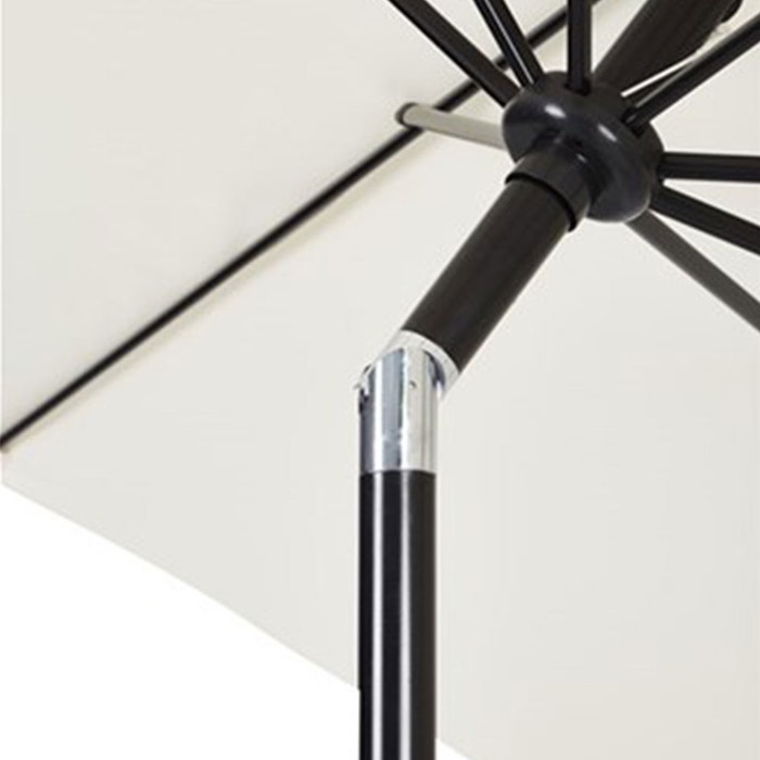 Jairo verstelbare parasol gebroken wit - Ø 3 meter  - kantelbaar