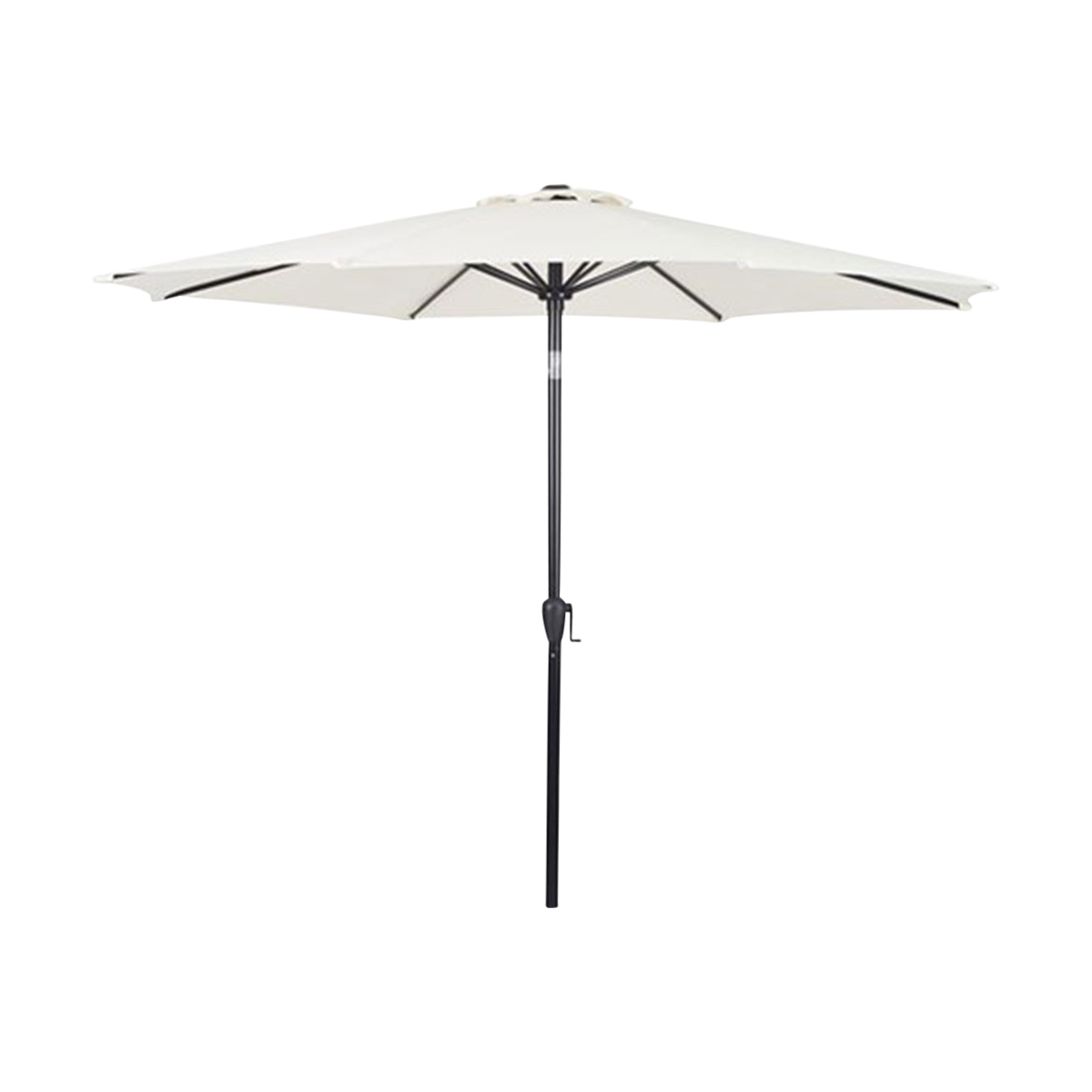 Jairo verstelbare parasol gebroken wit - Ø 3 meter 
