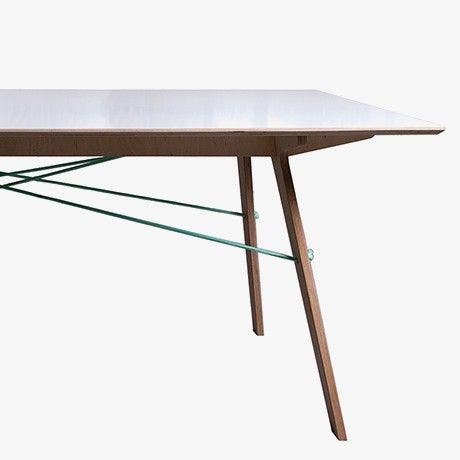 White tafel medium - L190 x B90 x H72 cm 