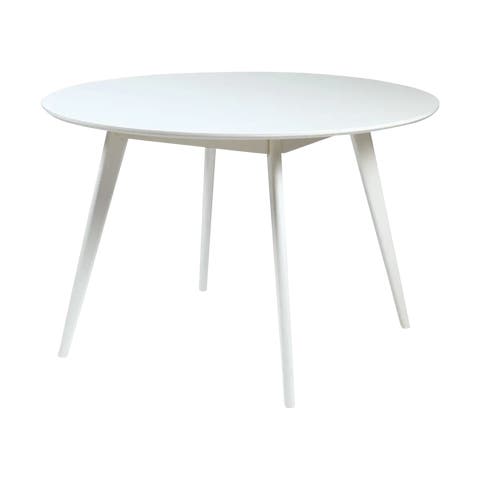Yumi houten eettafel wit - Ø 115 cm