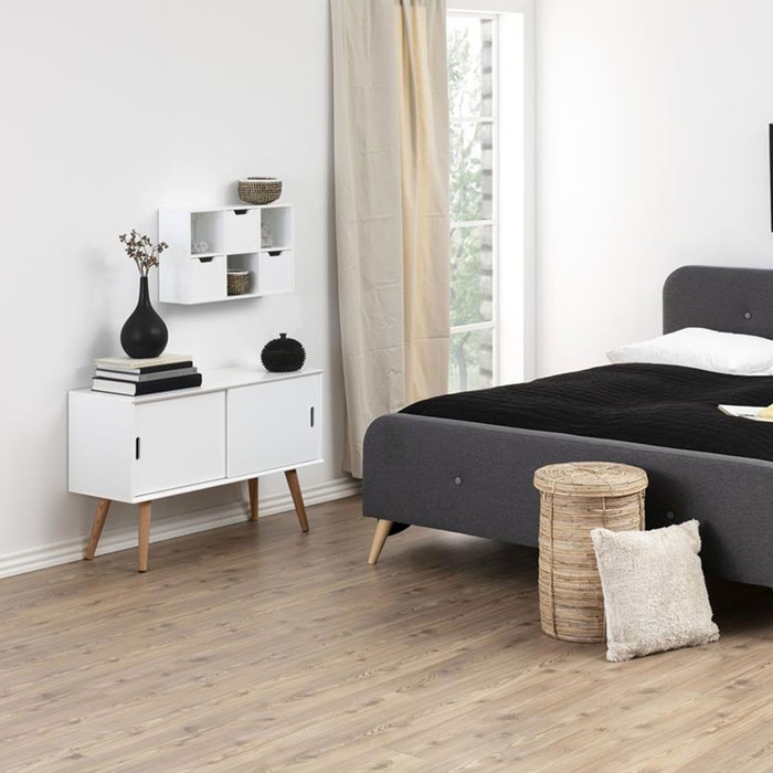 Fabienne houten dressoir wit - 100 x 68,2 cm - televisie meubel - wandkast