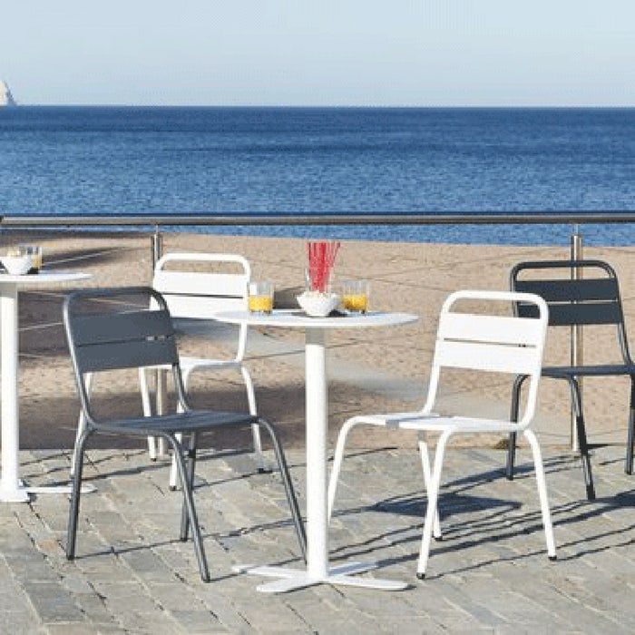 Antibes metalen bartafel - Ø70 x H113 - Zwart 