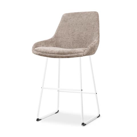 Nino-Isa barkruk bruin - wit onderstel - 65 cm