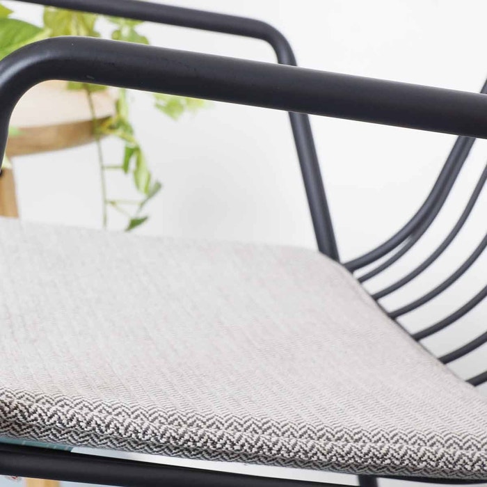 Zitkussen voor eetkamerstoel - Set van 4 - 44 x 37 - stoelkussen