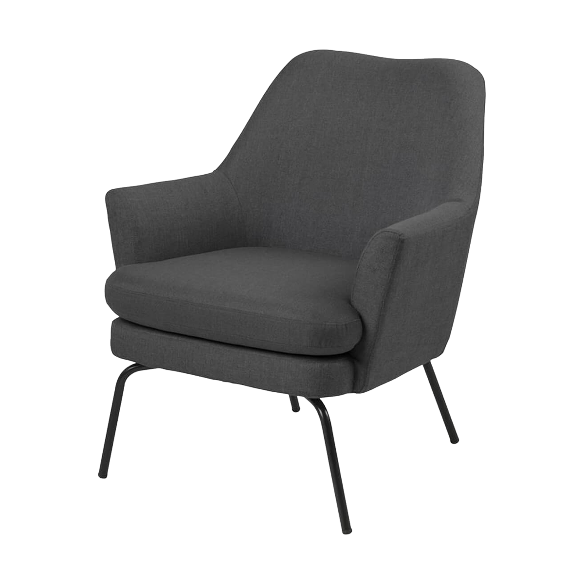 Jez gestoffeerde fauteuil donkergrijs