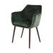 Lois velvet eetkamerstoel donkergroen