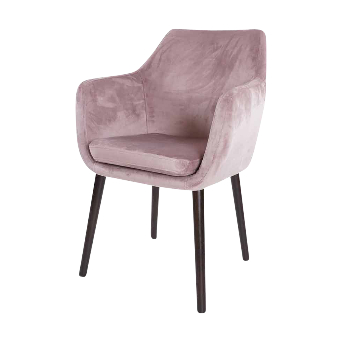 Lois velvet eetkamerstoel roze