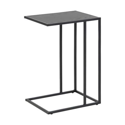 Vic houten bijzettafel zwart - 43 x 63 cm