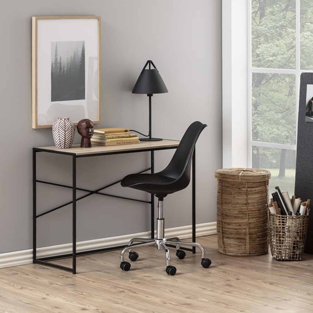 Vic houten bureau naturel - 100 x 45 cm - industriele - coogee