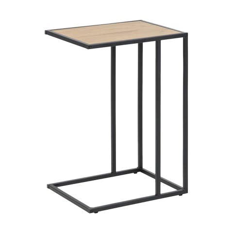 Vic houten bijzettafel naturel - 43 x 35 cm