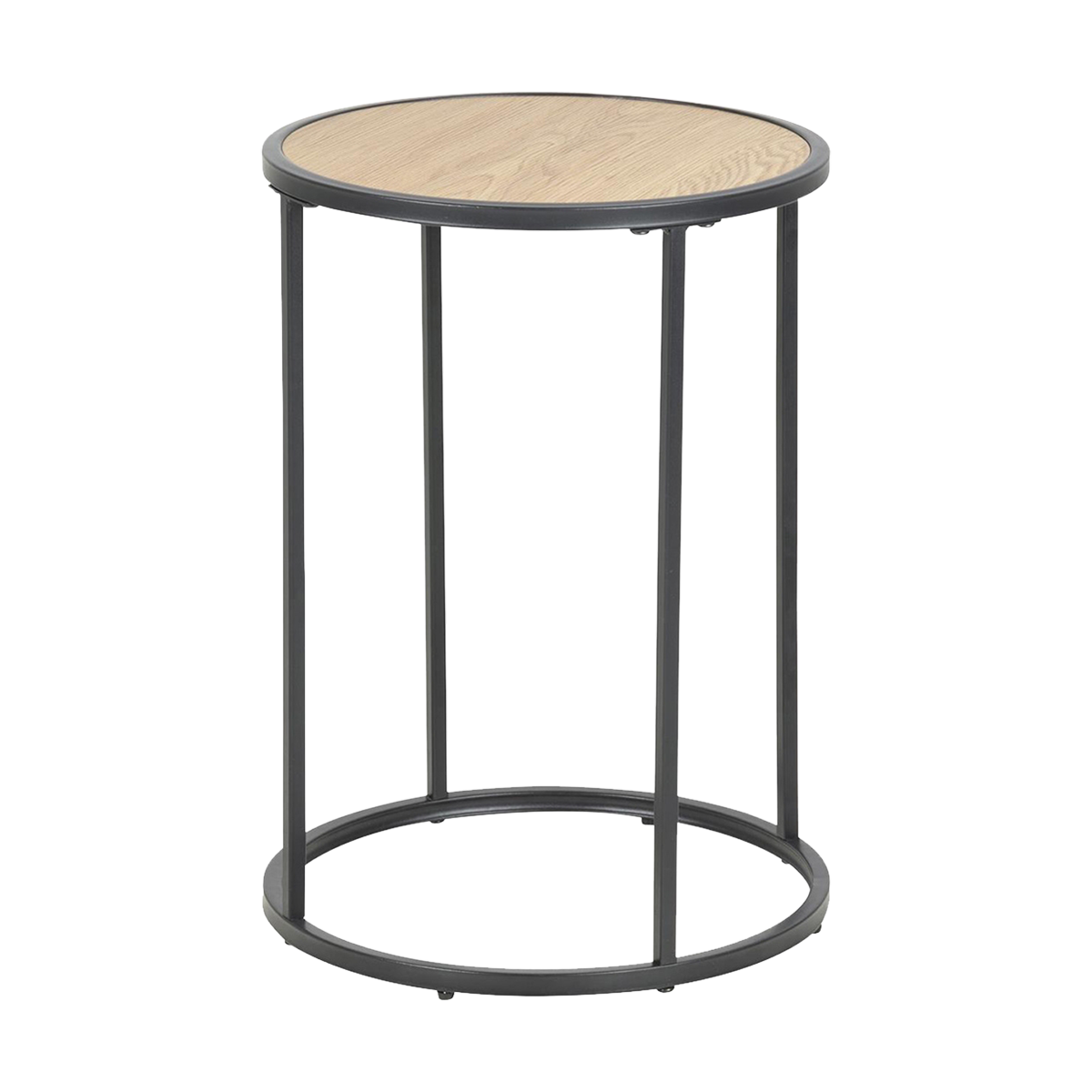 Vic ronde houten bijzettafel naturel - Ø 40 cm