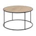 Vic houten salontafel naturel - Ø 80 cm