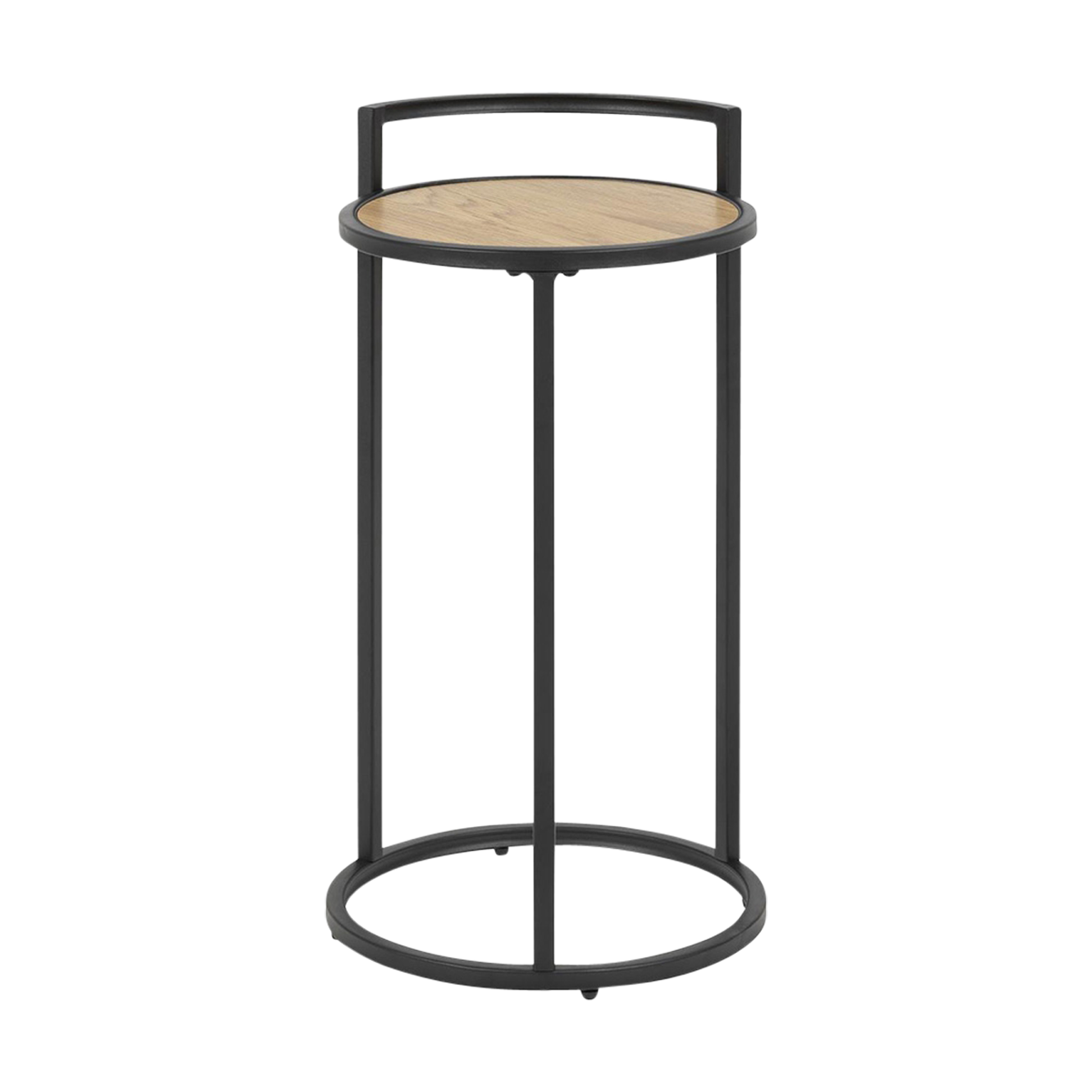 Jace houten bijzettafel naturel - Ø 33 cm