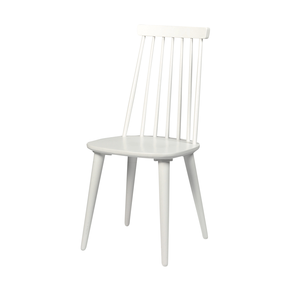 Lotta houten spijlenstoel wit