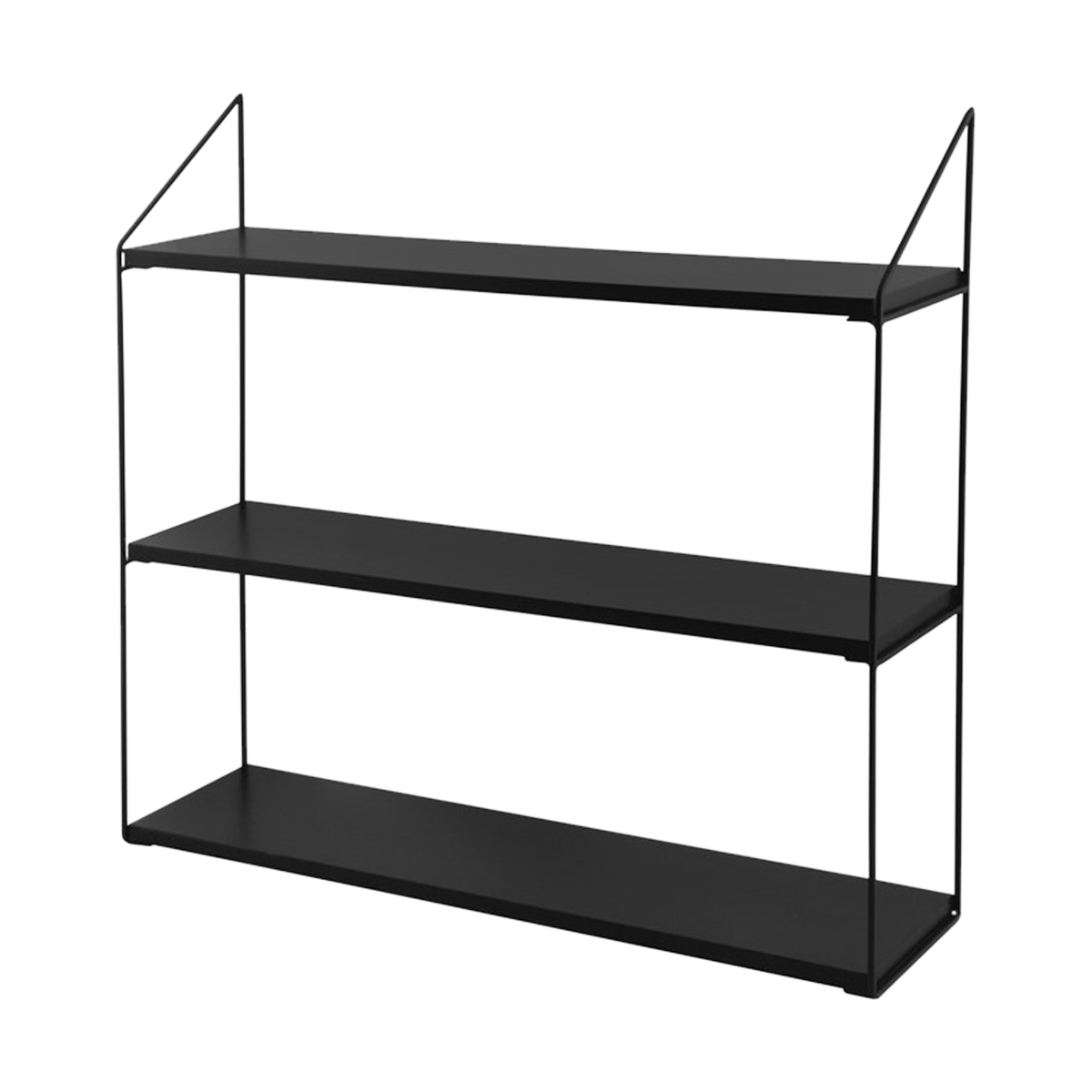 Cara houten wandrek zwart - 60 x 54 cm