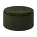 Elin velvet poef donkergroen - Ø 60 cm