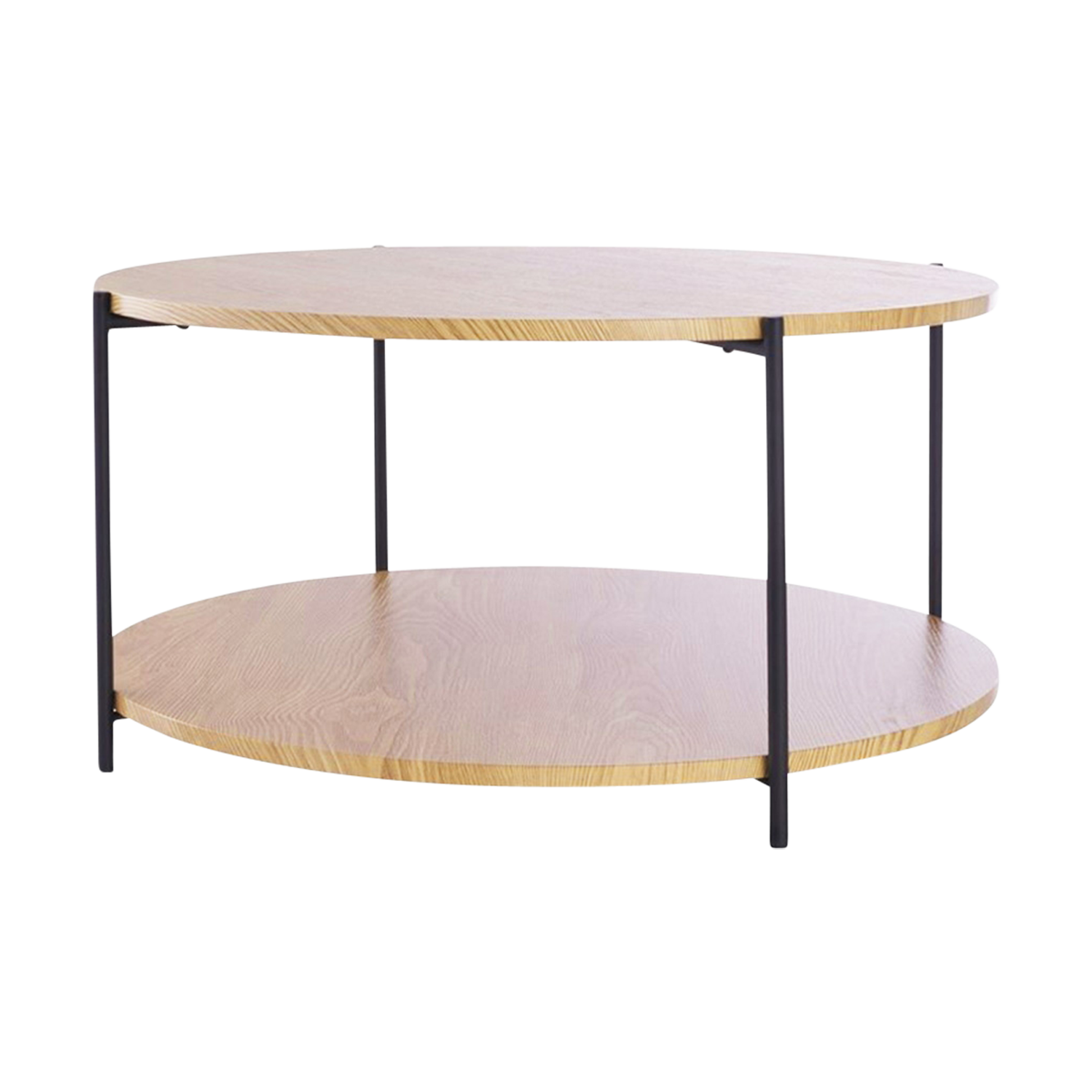 Lina houten salontafel naturel - Ø 70 cm