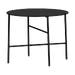 Mila metalen tuin salontafel zwart - Ø 50 cm