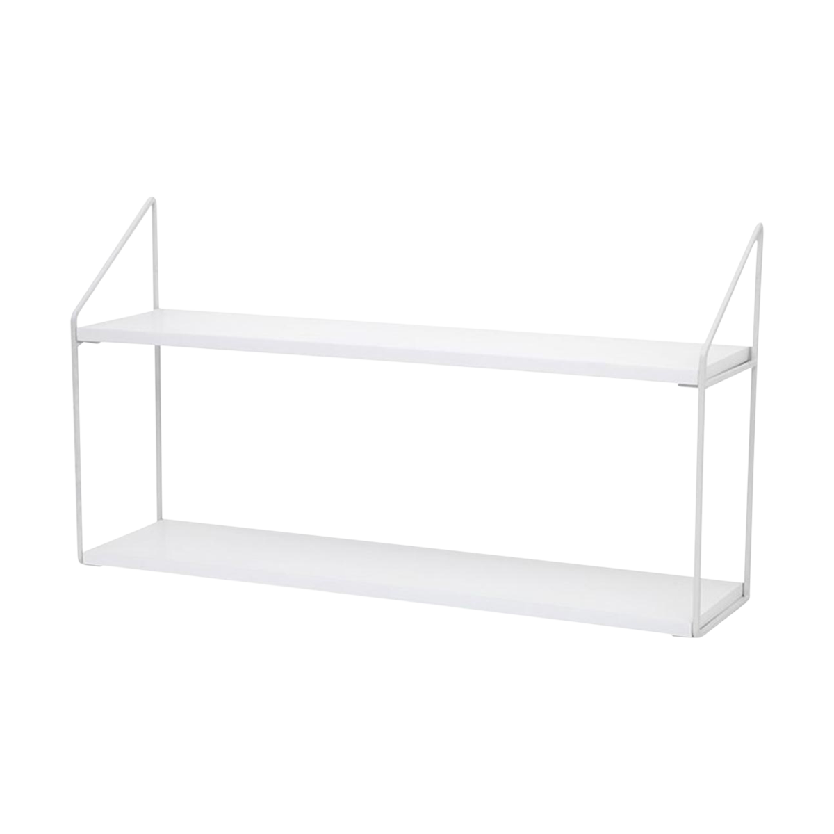 Cara houten wandrek wit - 60 x 33 cm