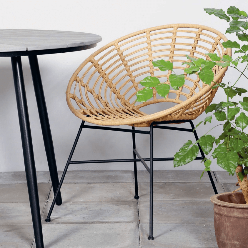 Dax rotan tuin kuipstoel naturel   - buiten - terras