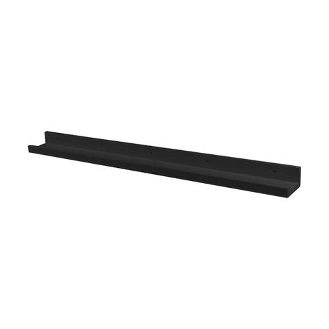 Liv houten wandplank zwart - 100 x 10 cm