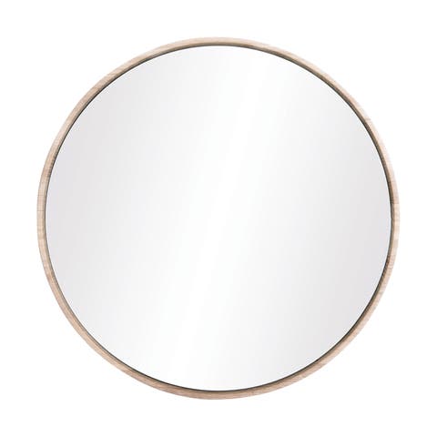 Look mirror - wandspiegel whitewash - Ø 32 cm