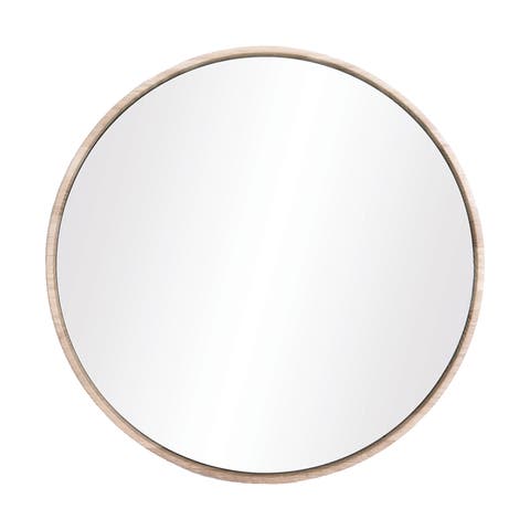 Look mirror - wandspiegel whitewash - Ø 27 cm