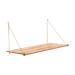 Loop Shelf - Bamboe boekenplank - Brass - B72 x H31 x D26 cm