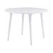 Lotta houten eettafel wit - Ø 106 cm