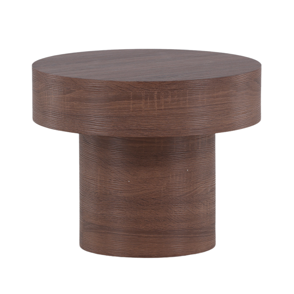 Manuel houten bijzettafel bruin - Ø 50 cm