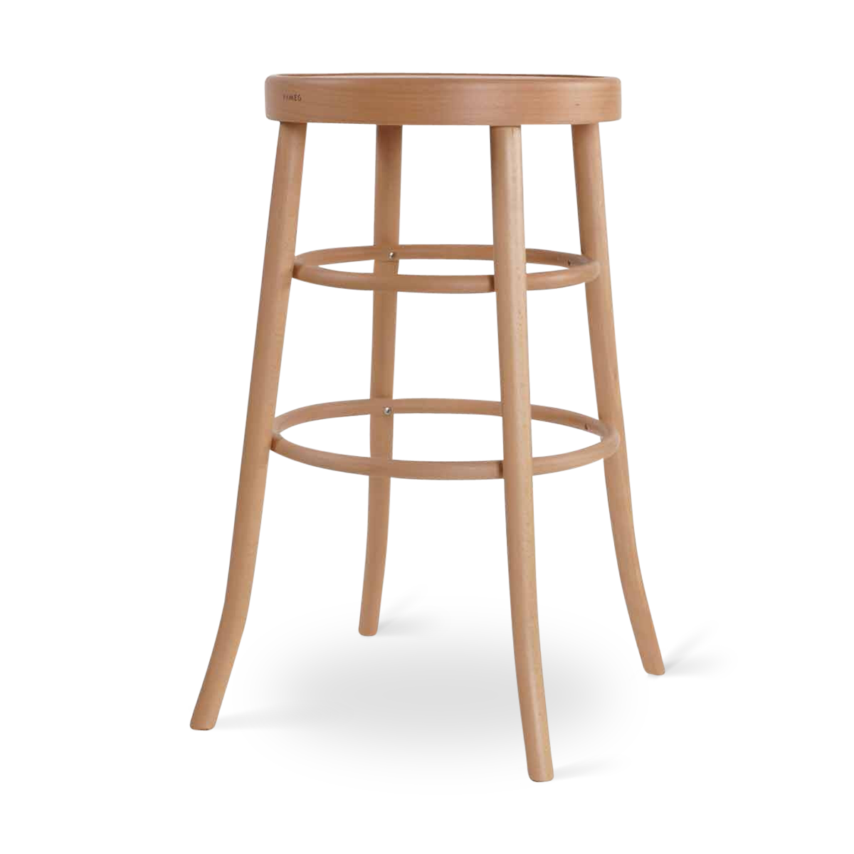 Lauren houten barkruk naturel - 75 cm