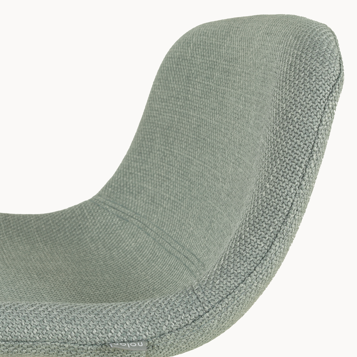 detail van de saliegroen -  wit onderstel  nino 75 cm-mats