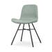 Noa-Fé eetkamerstoel zacht groen - zwart onderstel