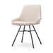 Noa-Isa eetkamerstoel beige - zwart onderstel